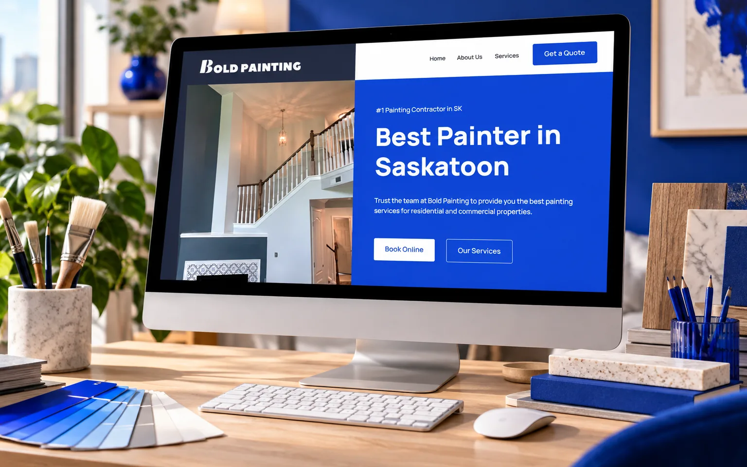 Bold Painting Website — Website · Home Services