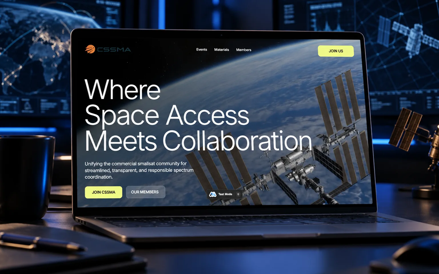 CSSMA Member Platform — Website · Space Industry