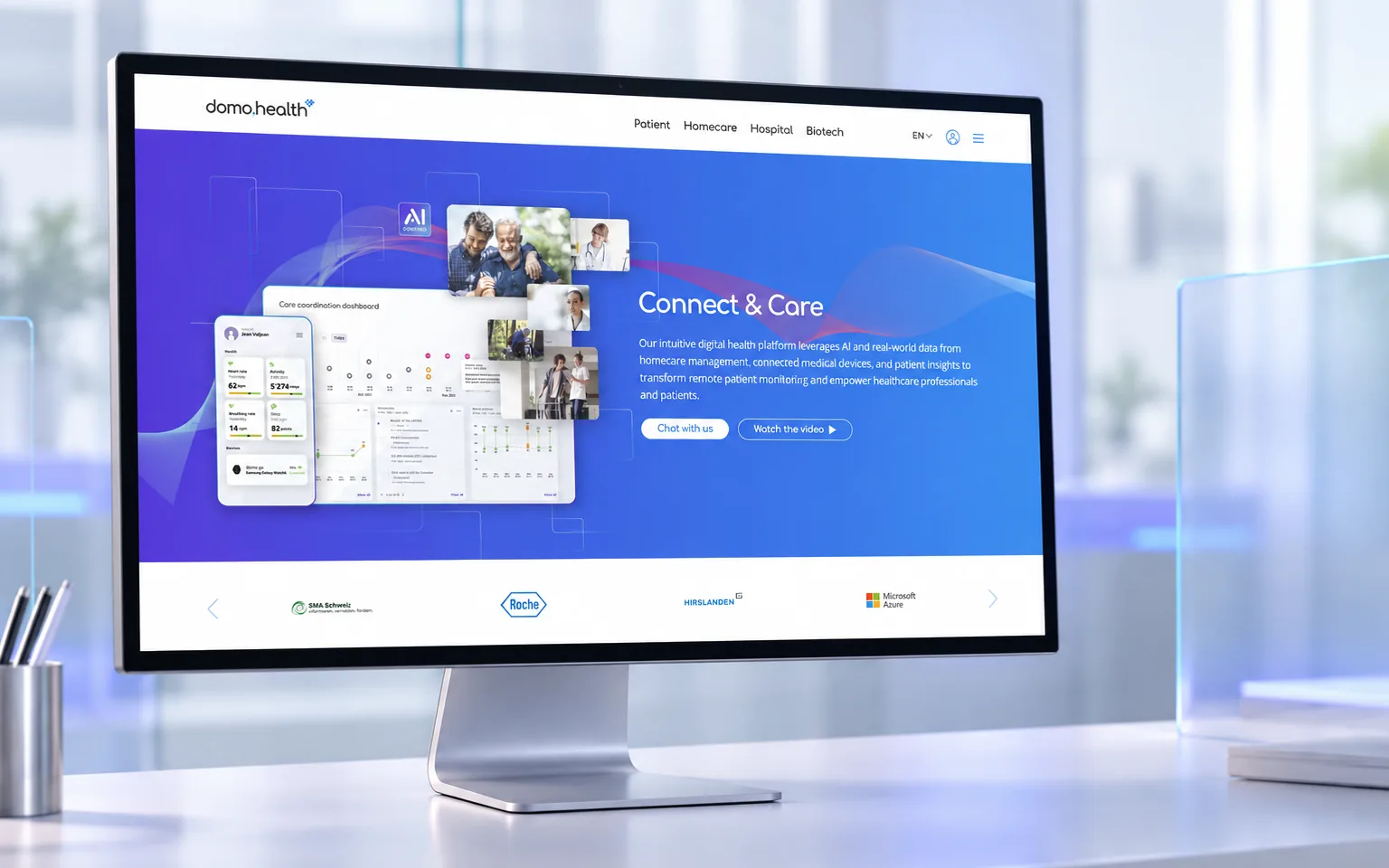 Domo Connected Health — Web App · Digital Health