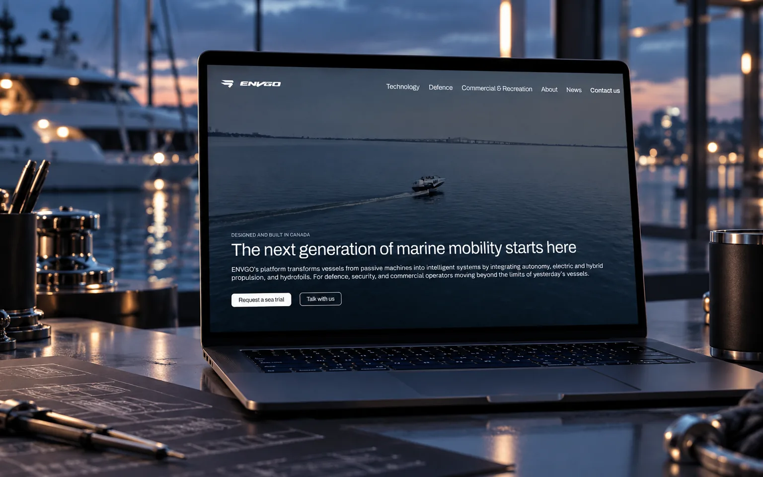 ENVGO Marine Platform — Website · Marine Technology