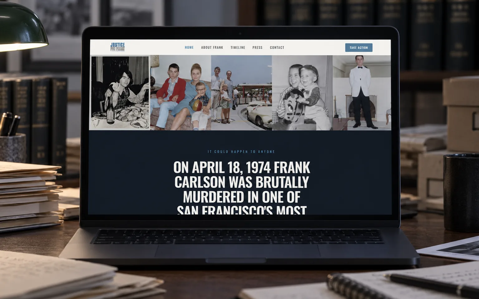 Justice for Frank Website — Website · Advocacy