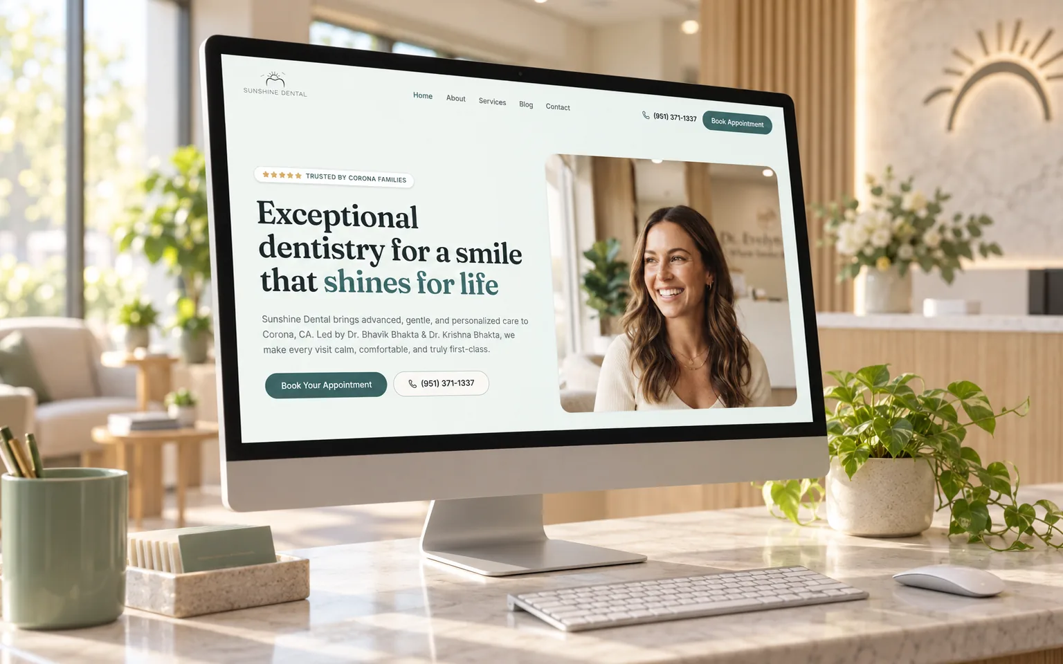 Sunshine Dental Redesign — Website · Dental Care