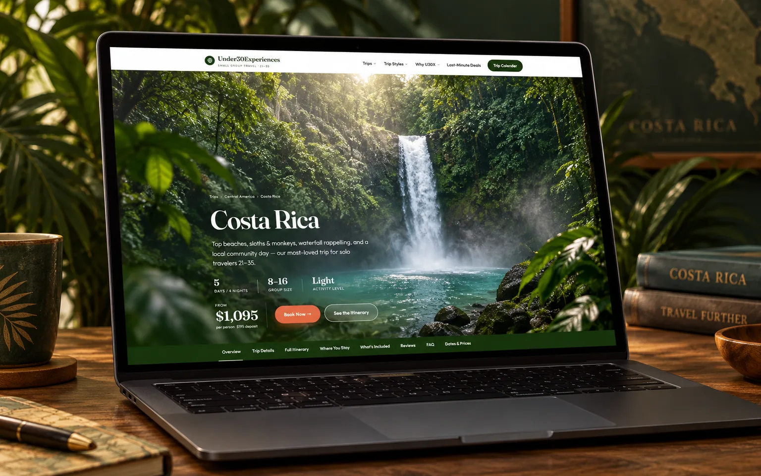 Under30 Travel Platform — Website · Travel